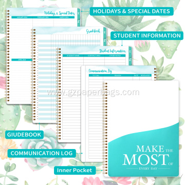 Monthly and Weekly Teacher Planner Lesson Plan Book